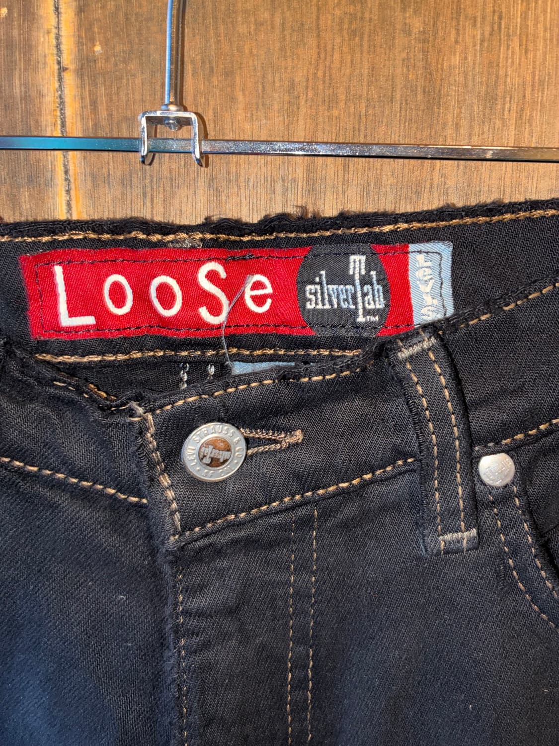 90s Levis SilverTab Loose Black Denim 상품이미지2
