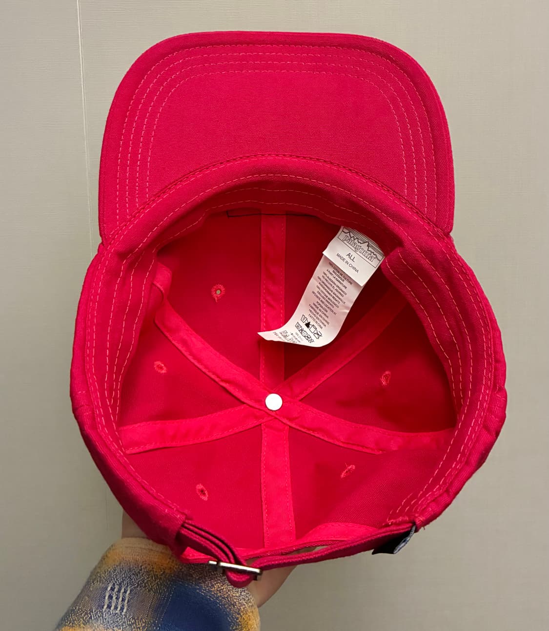 (F)파타고니아 p-6 레이블 트레드 라벨 볼캡 모자 핫핑크 상품이미지7