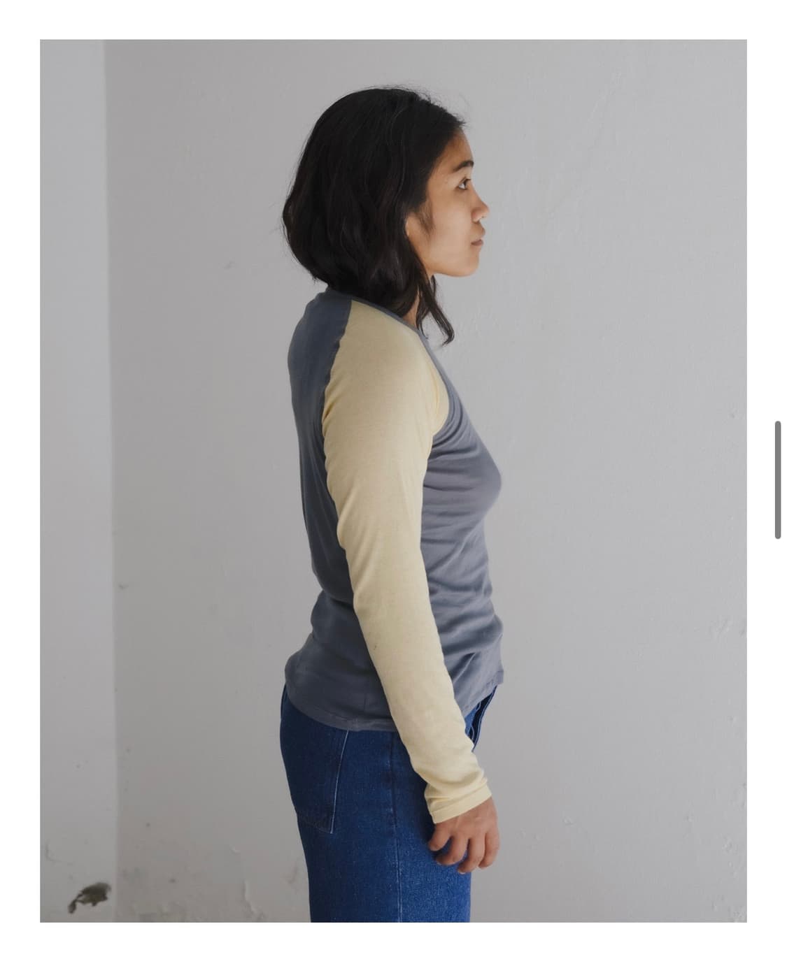 베이스레인지 Gene 긴소매 나그랑 티셔츠 상품이미지2