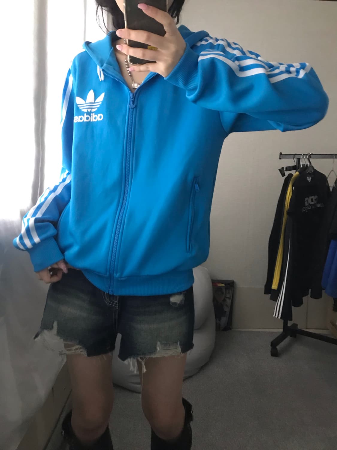 아디다스 하늘 후드 져지 상품이미지6