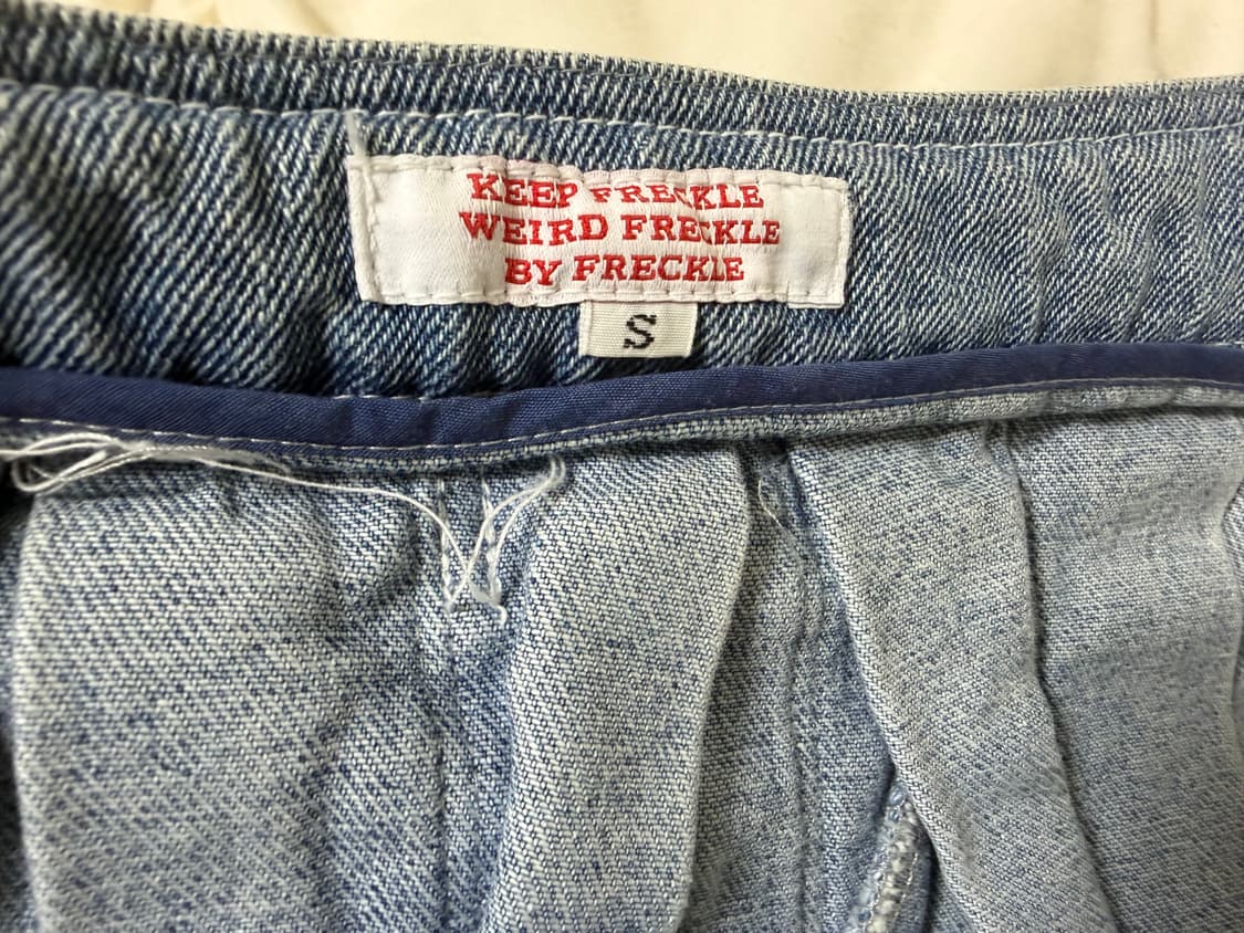 프레클 데님 스커트 상품이미지2