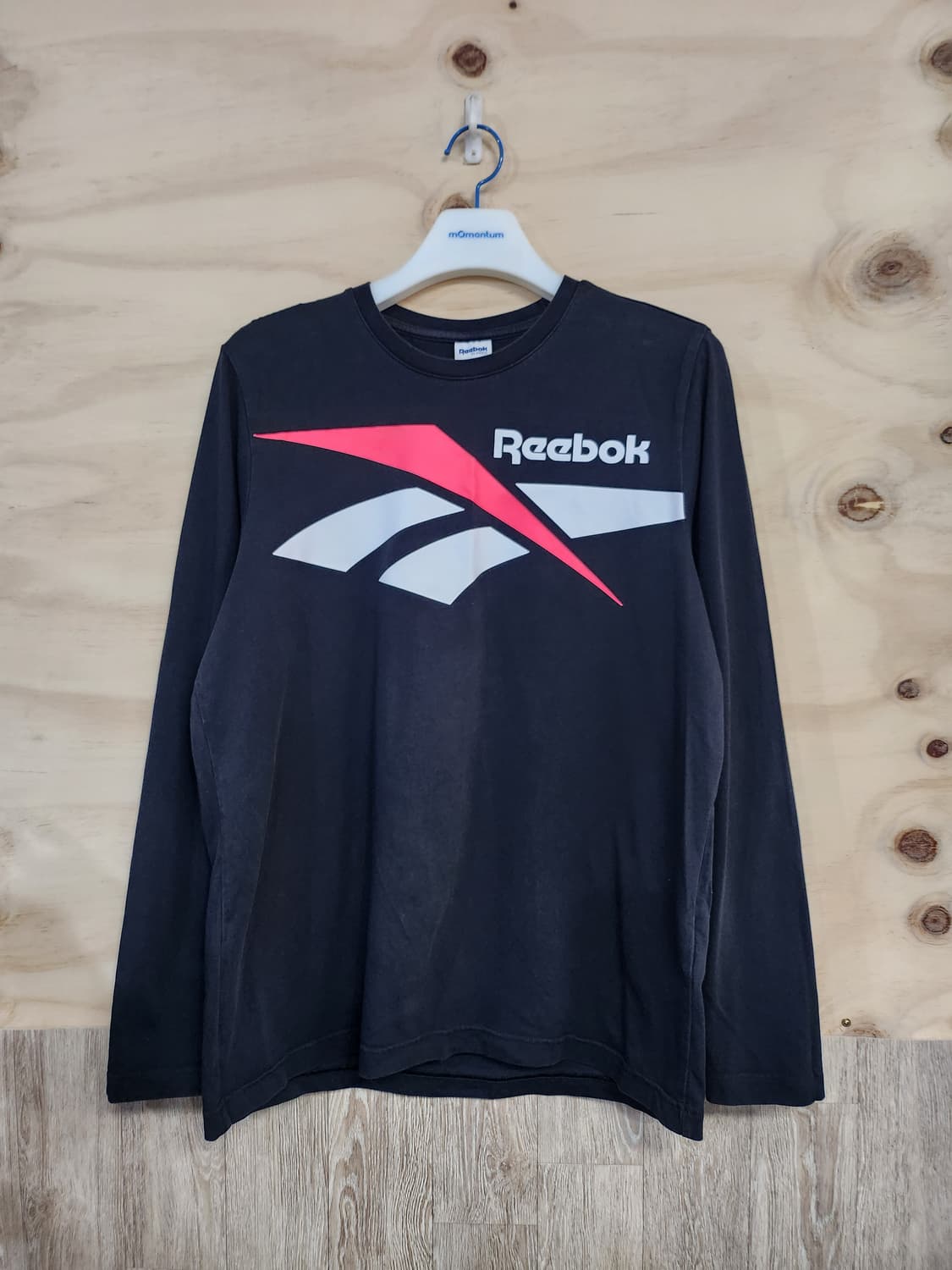 1029) 리복 로고 긴팔 티셔츠 상품이미지1