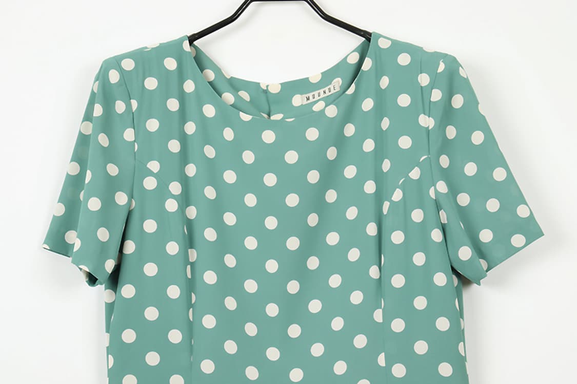 MOUNUE 원피스(F) 도트무늬원피스 80's 상품이미지4
