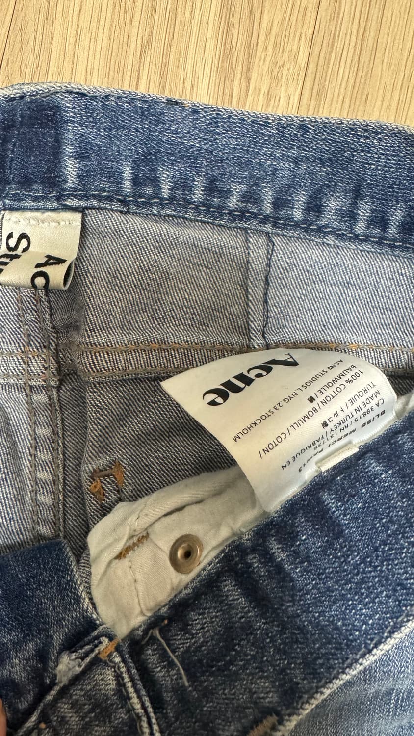 Acne Studios 부츠컷 청바지 m 상품이미지3
