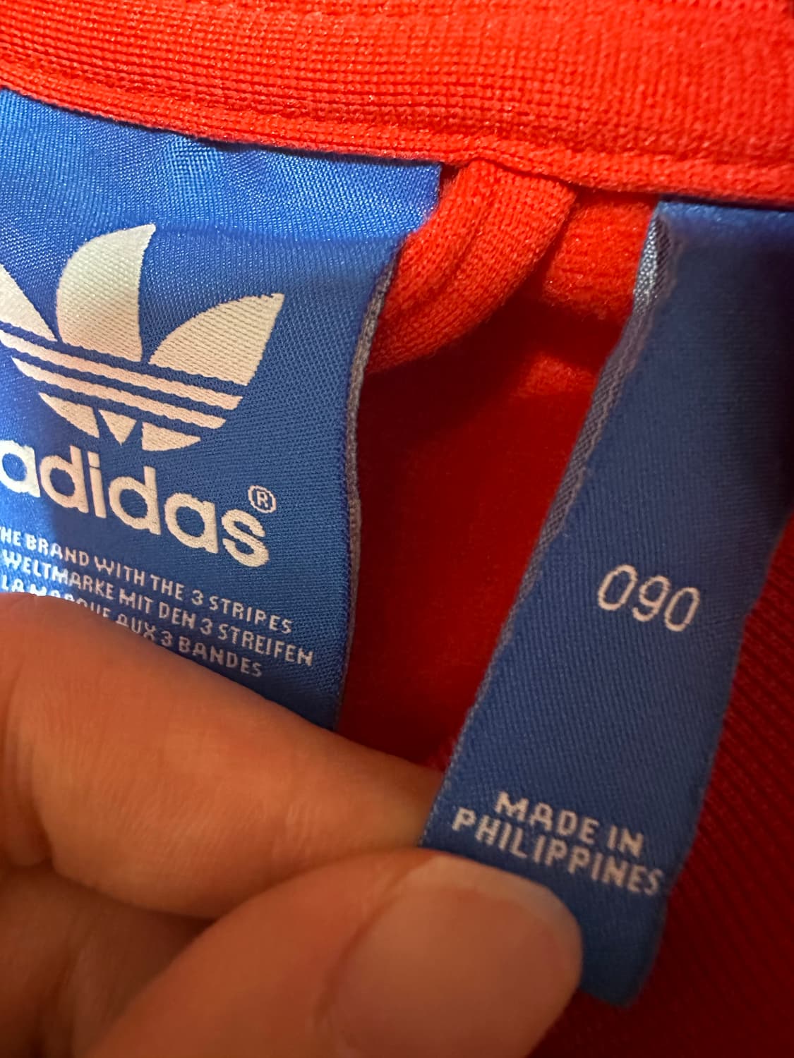 아디다스져지 아디다스 슈퍼스타 오렌지 트랙탑 불꽃져지 집업 파이어버드 상품이미지4