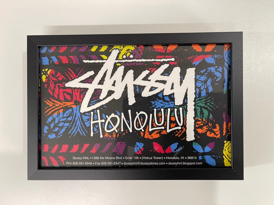 스투시 호놀루루 챕터 한정판 아트 포토 2018 STUSSY 상품이미지1