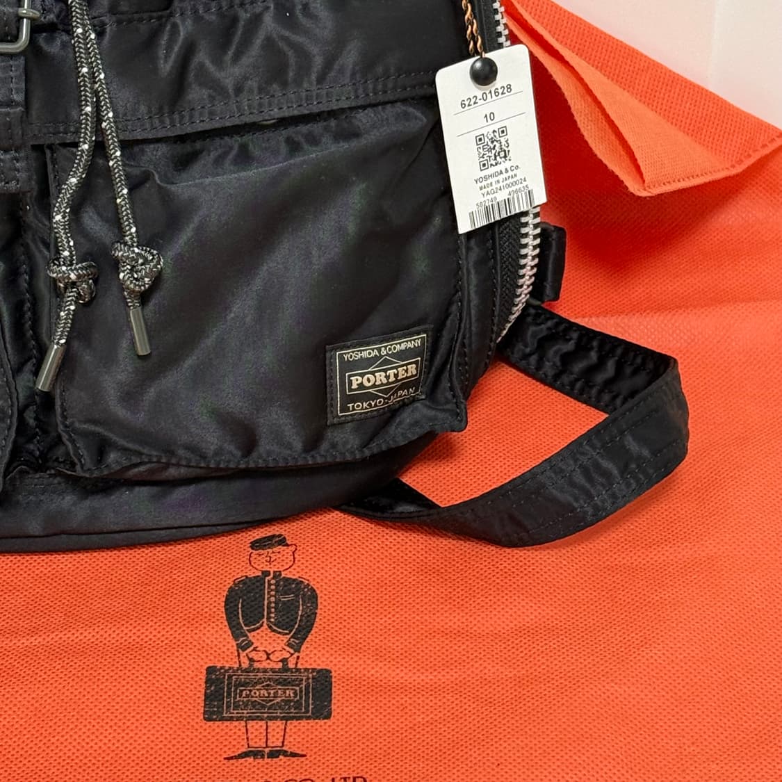 PORTER TANKER SACKPACK 포터 탱커 색팩 블랙 새상품  상품이미지5