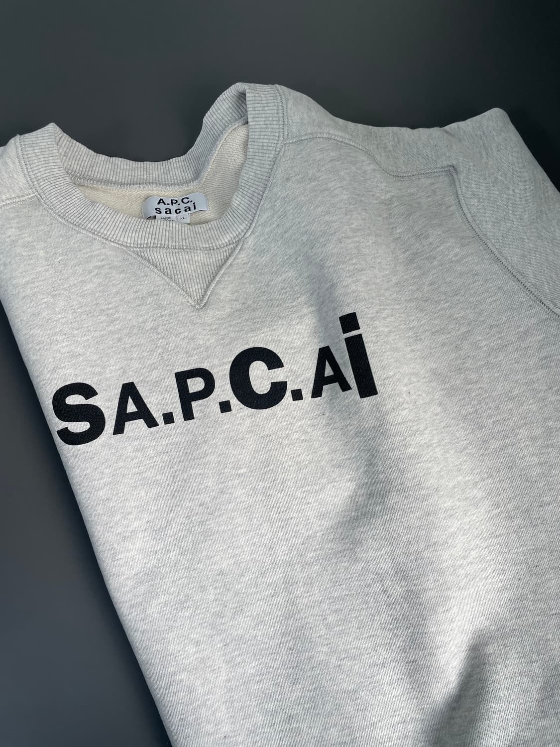 [XL] APCXSACAI 아페쎄X사카이 콜라보 맨투맨 스웻셔츠 상품이미지4