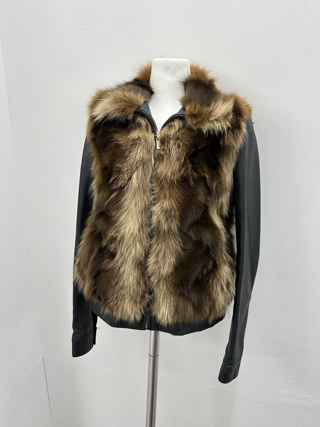 RABOEM lambs leather fox fur jacket 상품이미지8