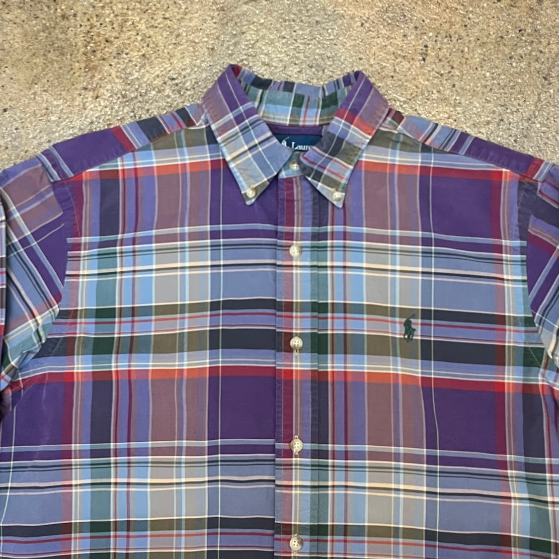 미국 빈티지 폴로 랄프로렌 긴팔 체크셔츠 상품이미지2