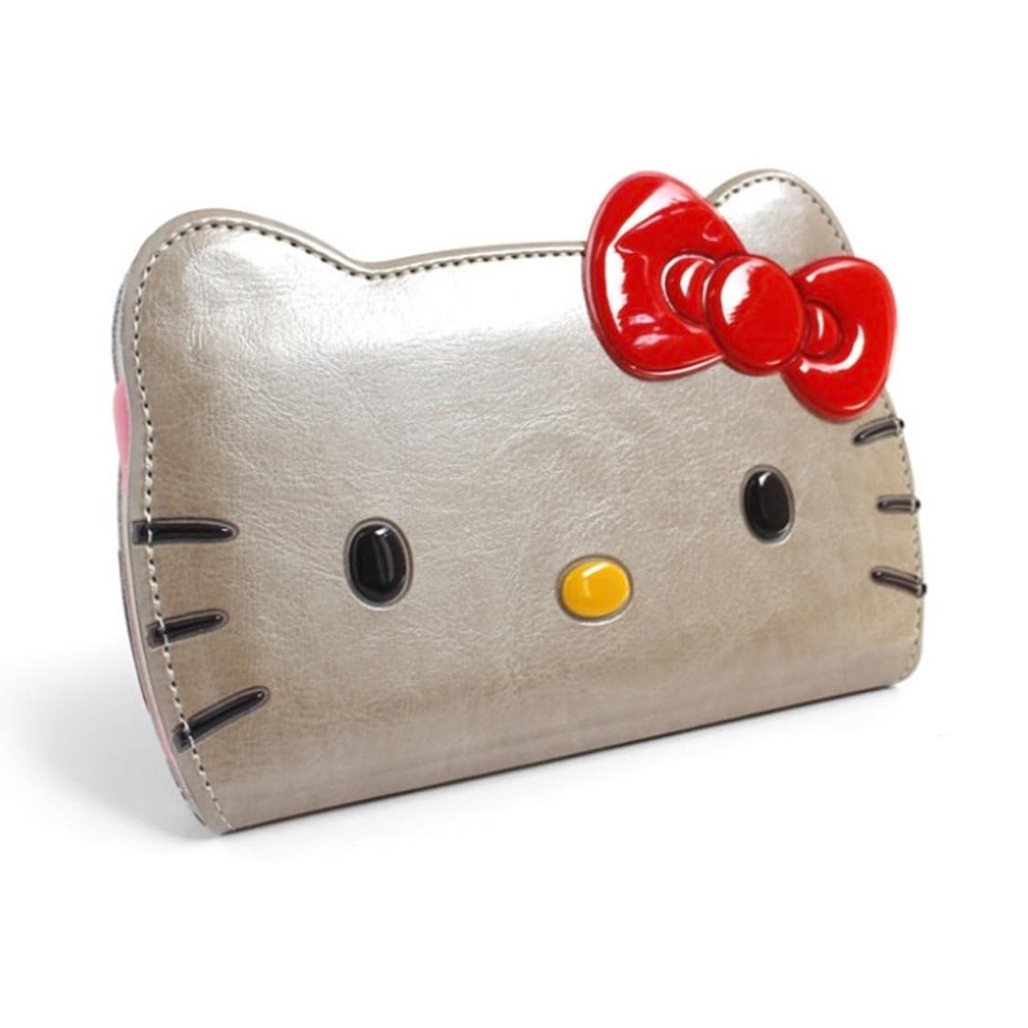 아이폰 13미니 헬로키티 페이스 플립 폰케이스 브라운 상품이미지2