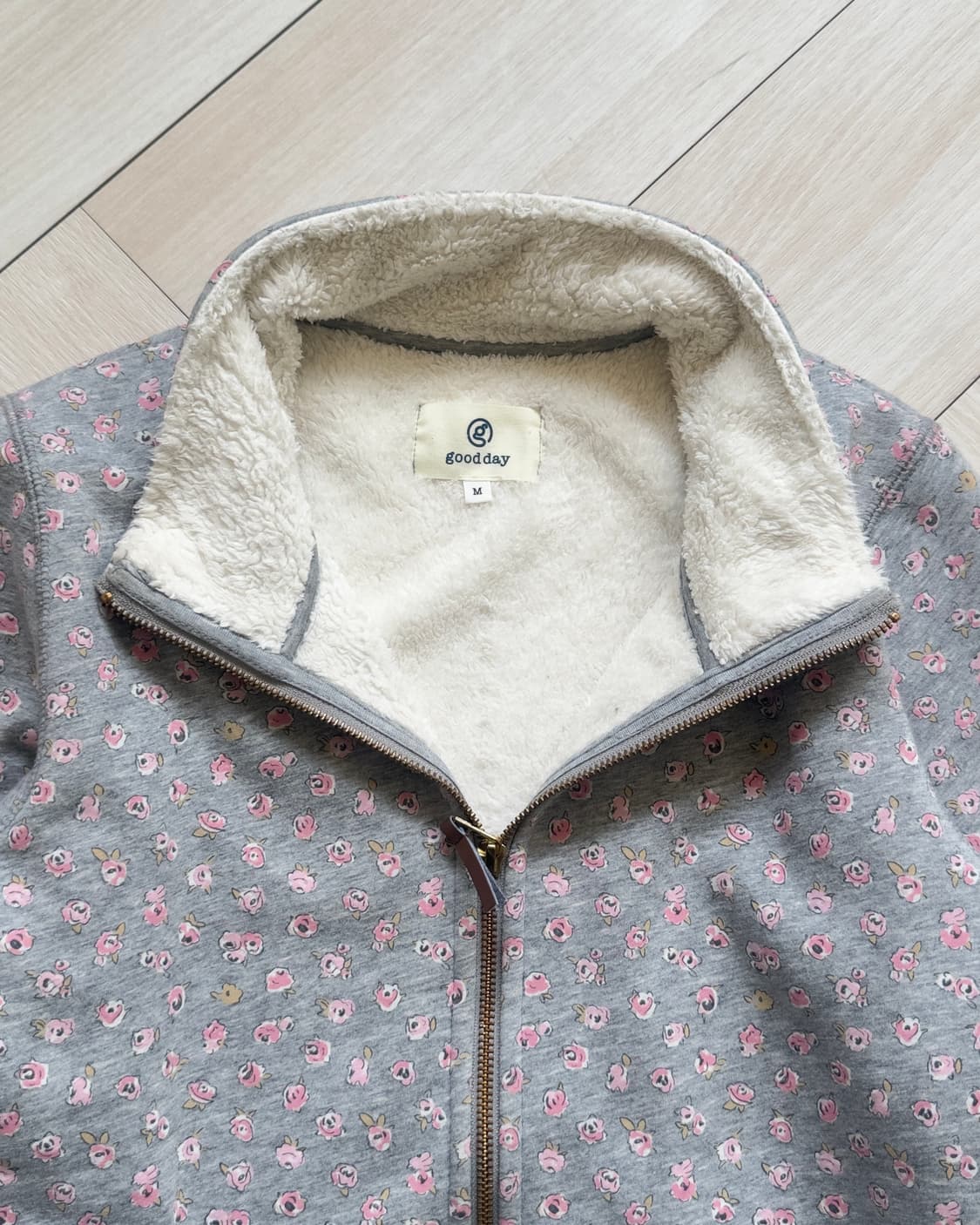 [GOOD DAY] Floral Fleece Jacket 상품이미지4