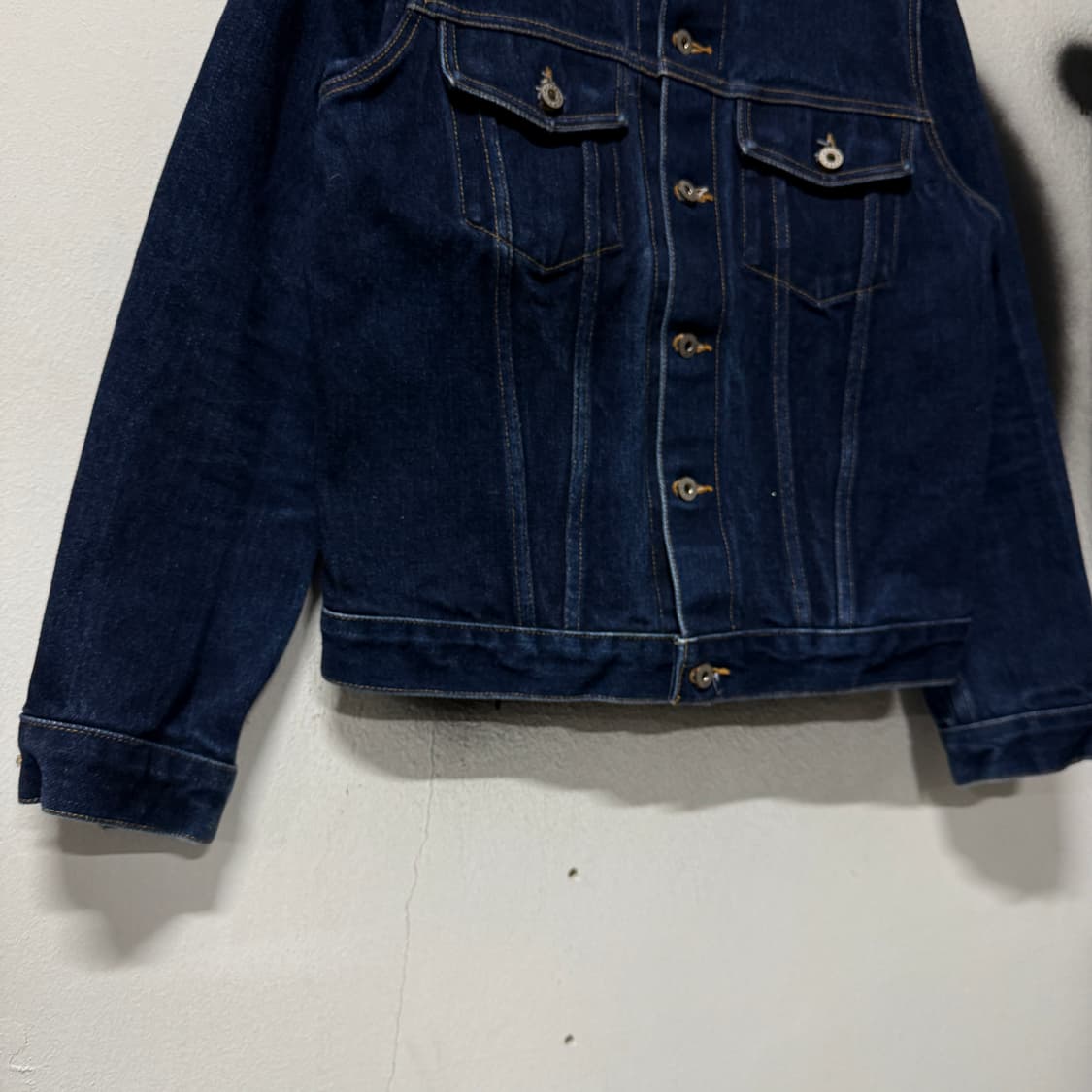Naked & Famous 셀비지 데님 트러커 자켓 인디고 블루 상품이미지4