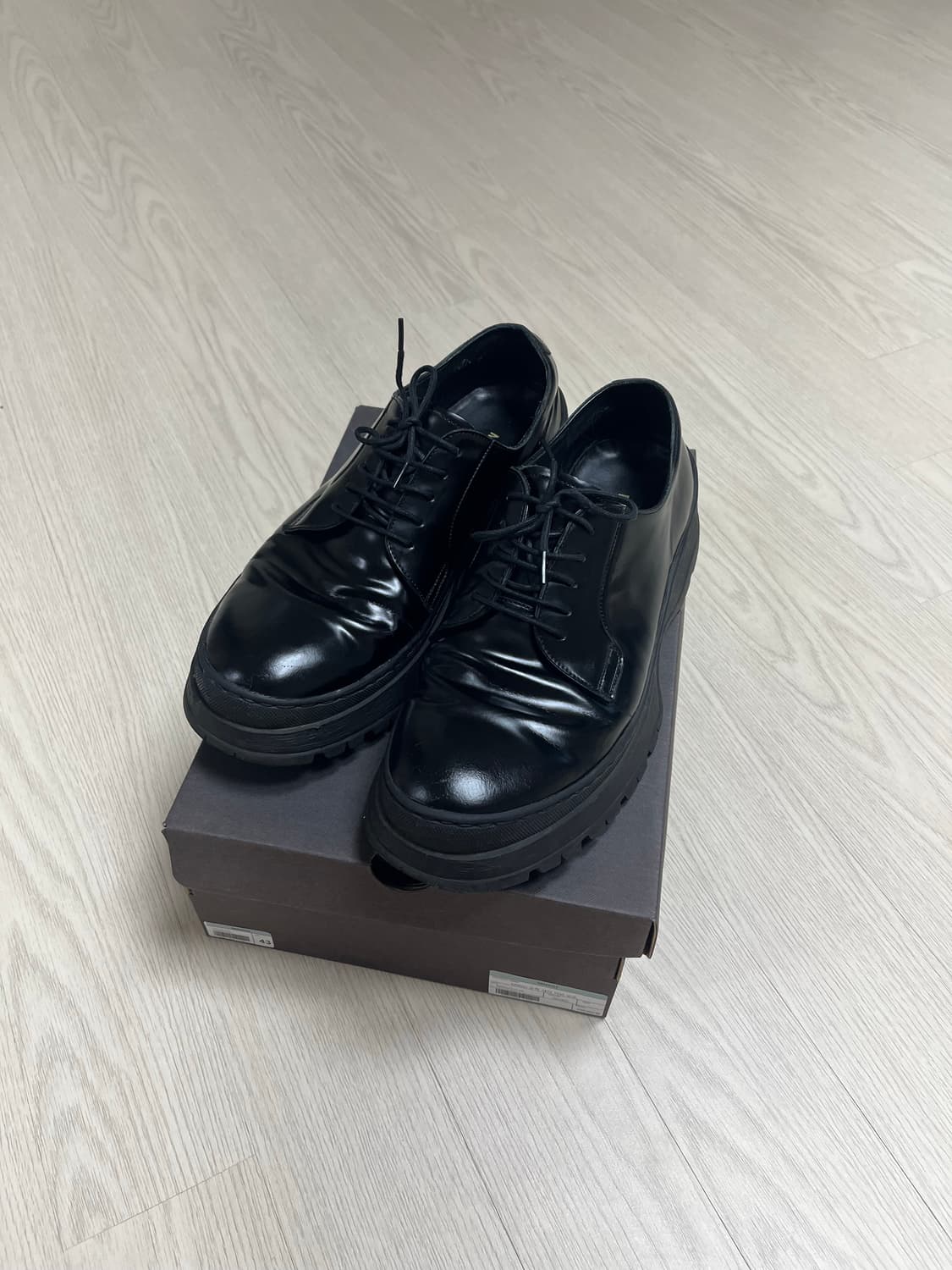 Mngu 브릭레더 더비슈즈 구둥화 상품이미지1