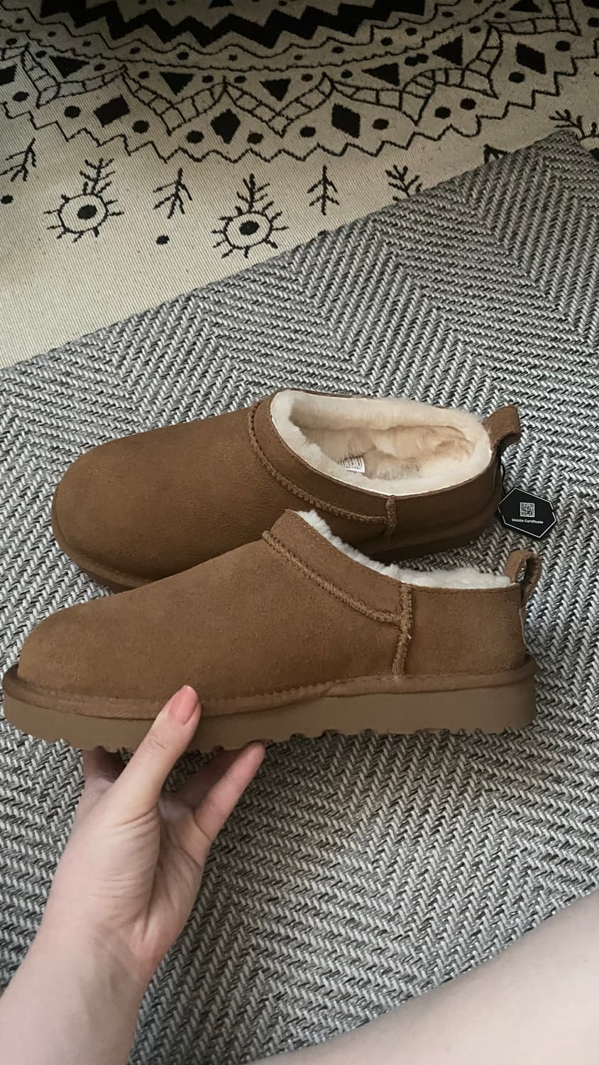 미국 어그 정품 클래식 마이크로 체스트넛 240  (정품 크림 새상품) 상품이미지6