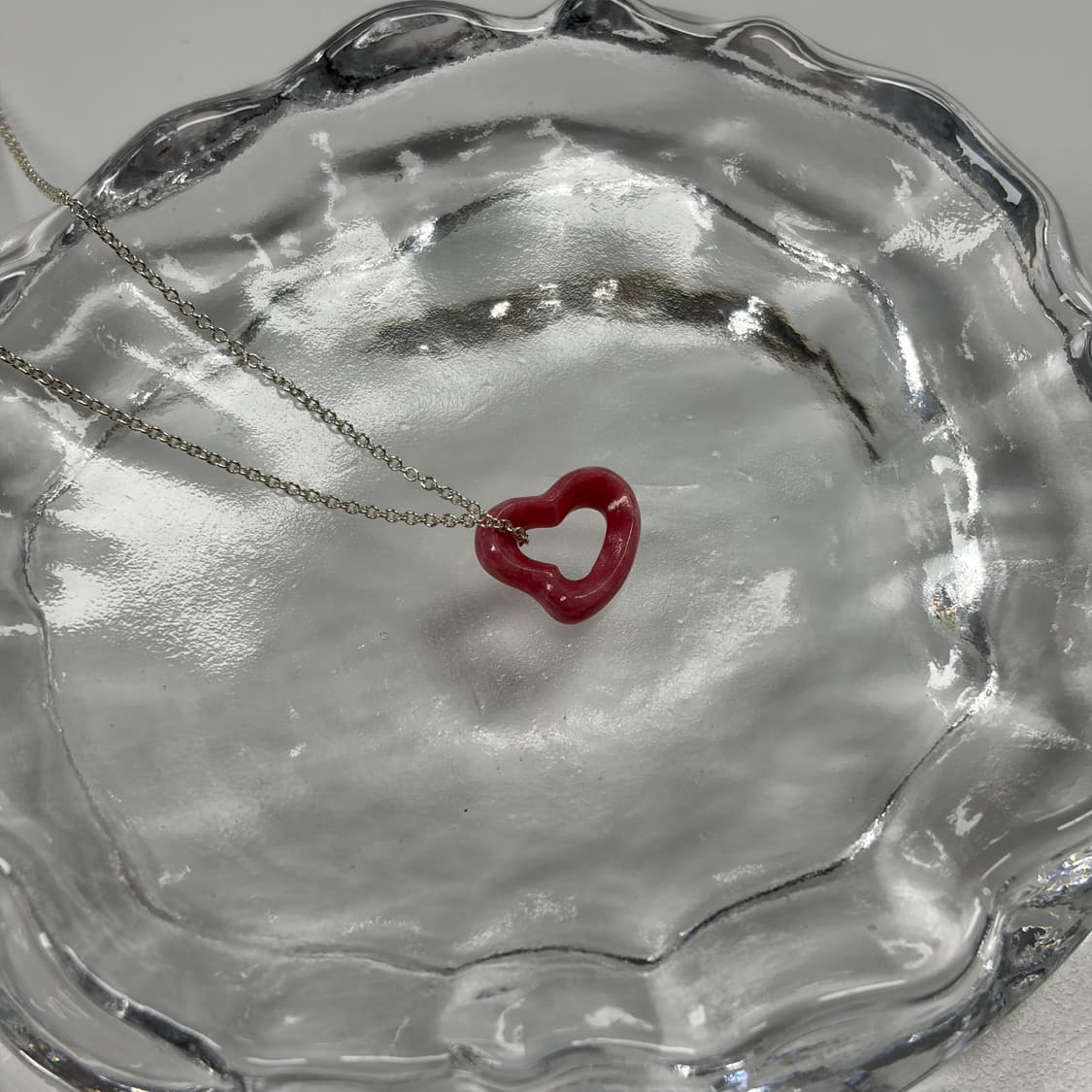 티파니앤코 로즈쿼츠 오픈하트 목걸이 상품이미지4