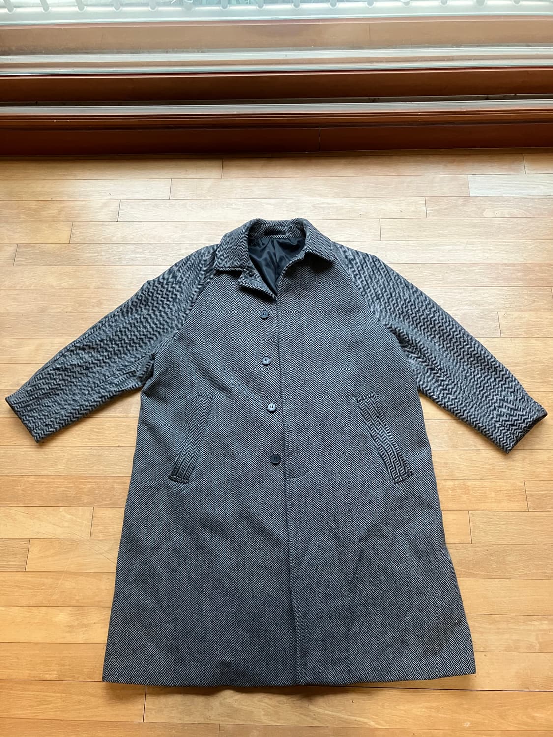 h&m 해링본 발마칸 코트 (오버핏) 상품이미지2