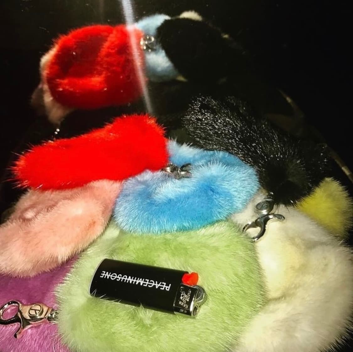 피마원 밍크 퍼 케이스 핑크 상품이미지2