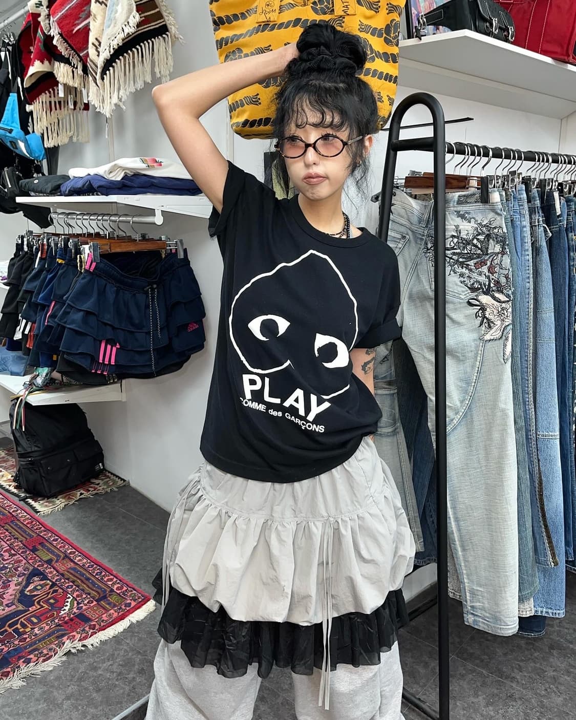 Comme Des Garcons Printing T-shirt 상품이미지1