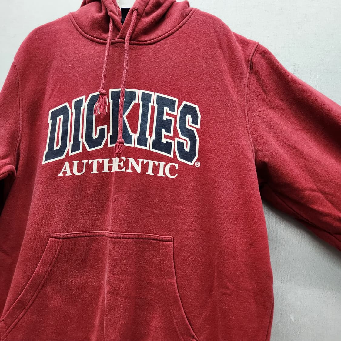 디키즈 빅로고 버건디 후드티 L(XL) 상품이미지3