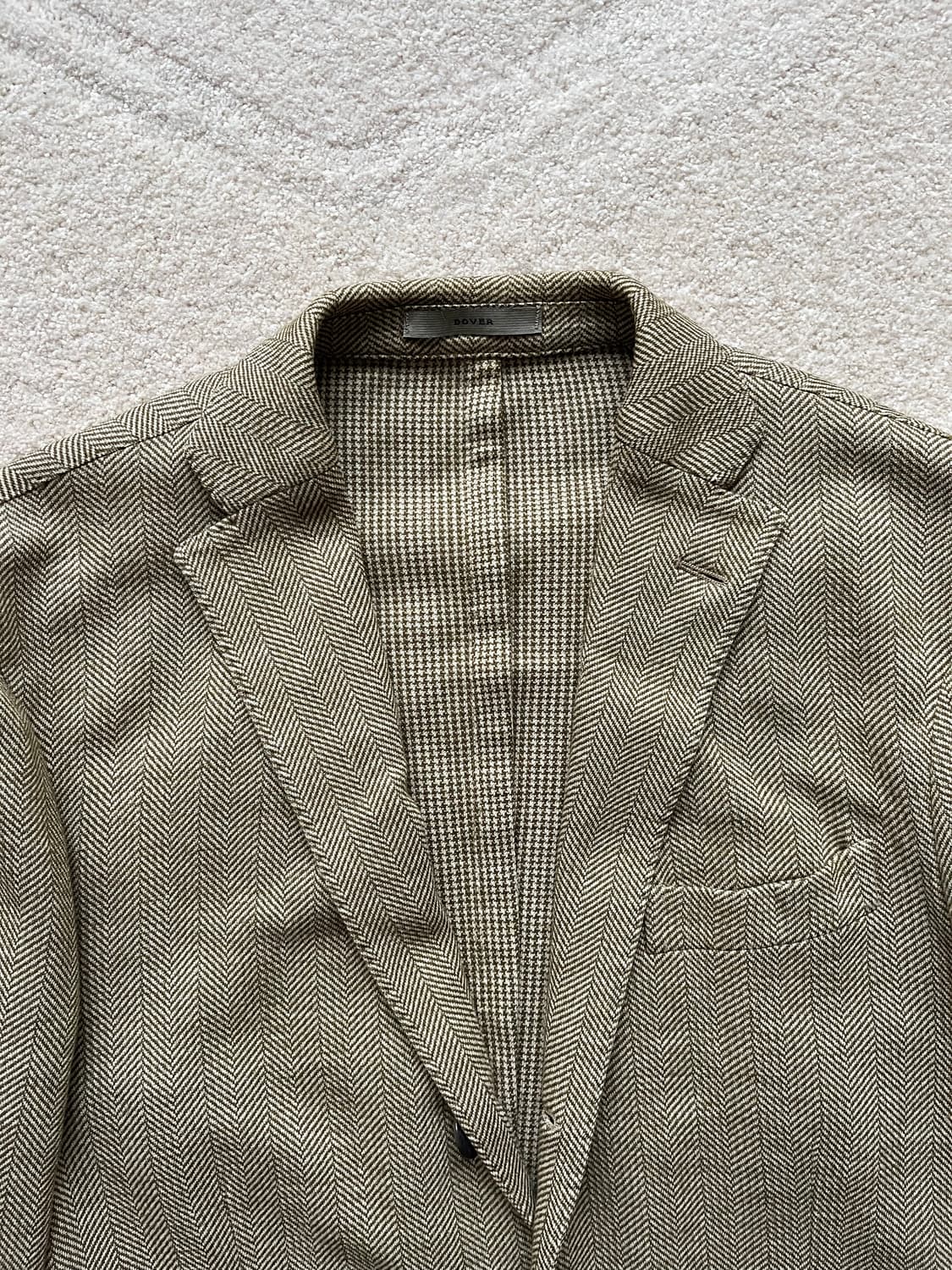 볼리올리 헤링본 테일러드 자켓 (100-103) 상품이미지3