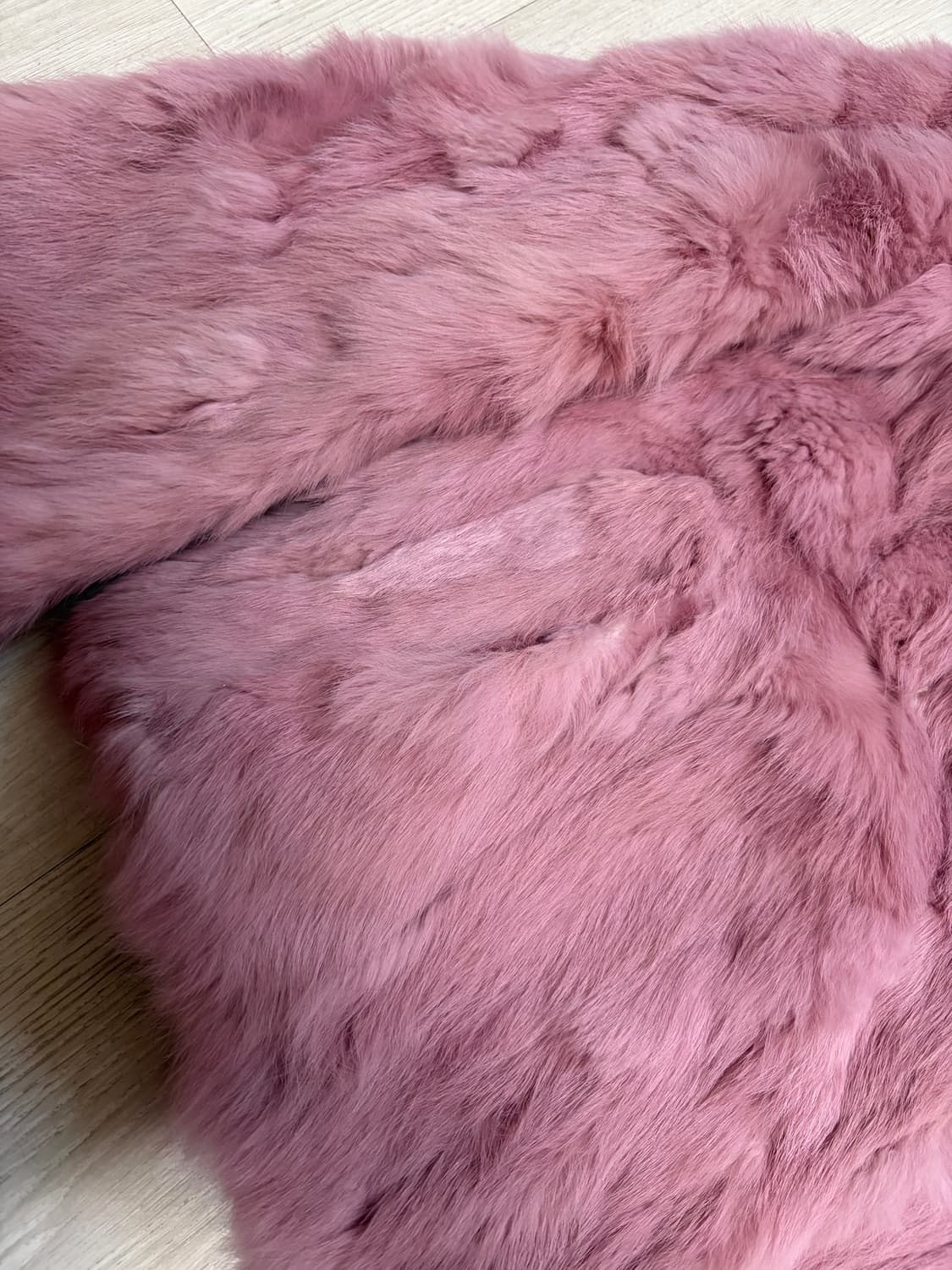 토끼 퍼자켓 핑크 아케호무 샵502 큐빈  상품이미지4