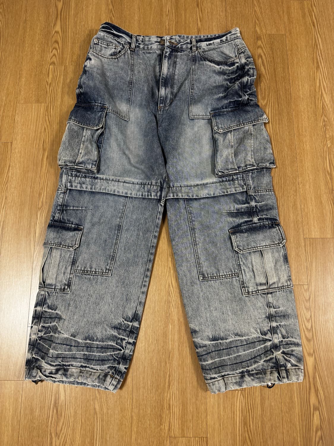 24SS 준지 워싱 데님 멀티 카고 팬츠 50 JC4421P61P 상품이미지1