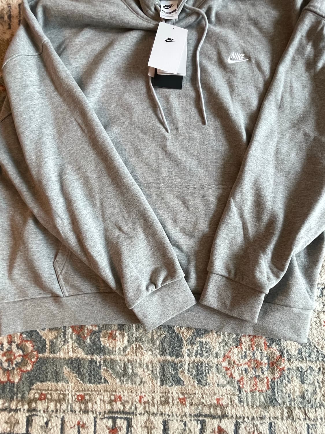 나이키 클럽 플리스 오버사이즈 프렌치 테리 풀오버 후드(새제품. XL) 상품이미지5