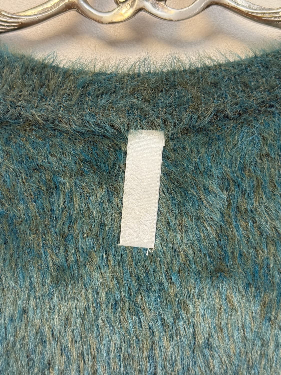 NOMANUAL CROPPED HAIRY KNIT - FOREST L 상품이미지8