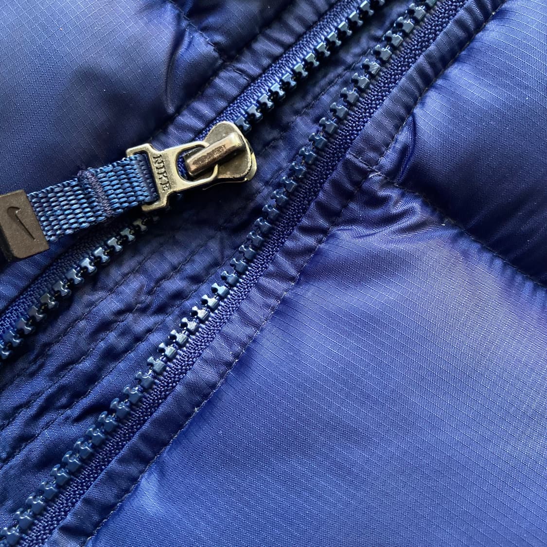 NIKE 올드 빈티지 스위시 로고 나이키 네이비 블루 패딩 베스트 조끼  상품이미지5