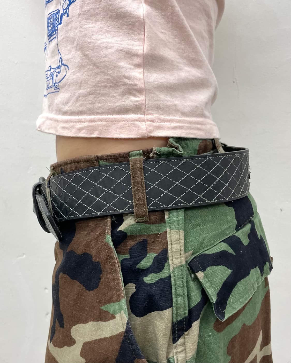 OAKLEY Antique Silver Stitch Belt 상품이미지3