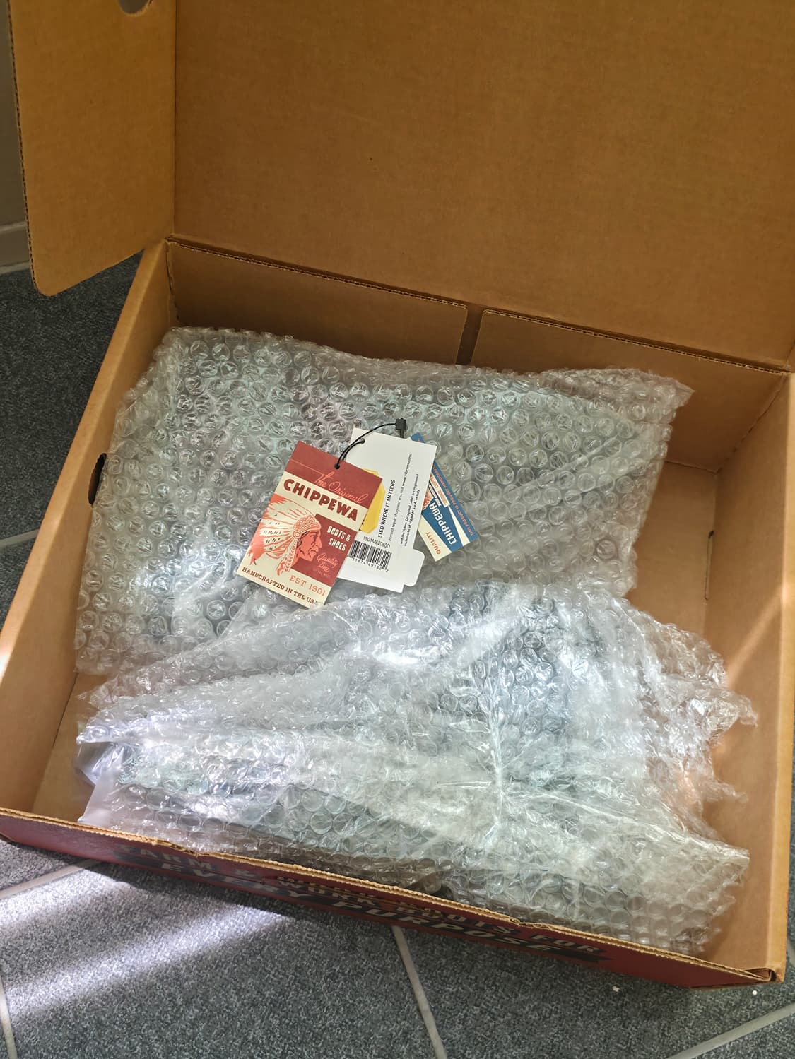 [8D] 치페와 서비스 부츠 6인치 블랙 트루퍼 상품이미지8