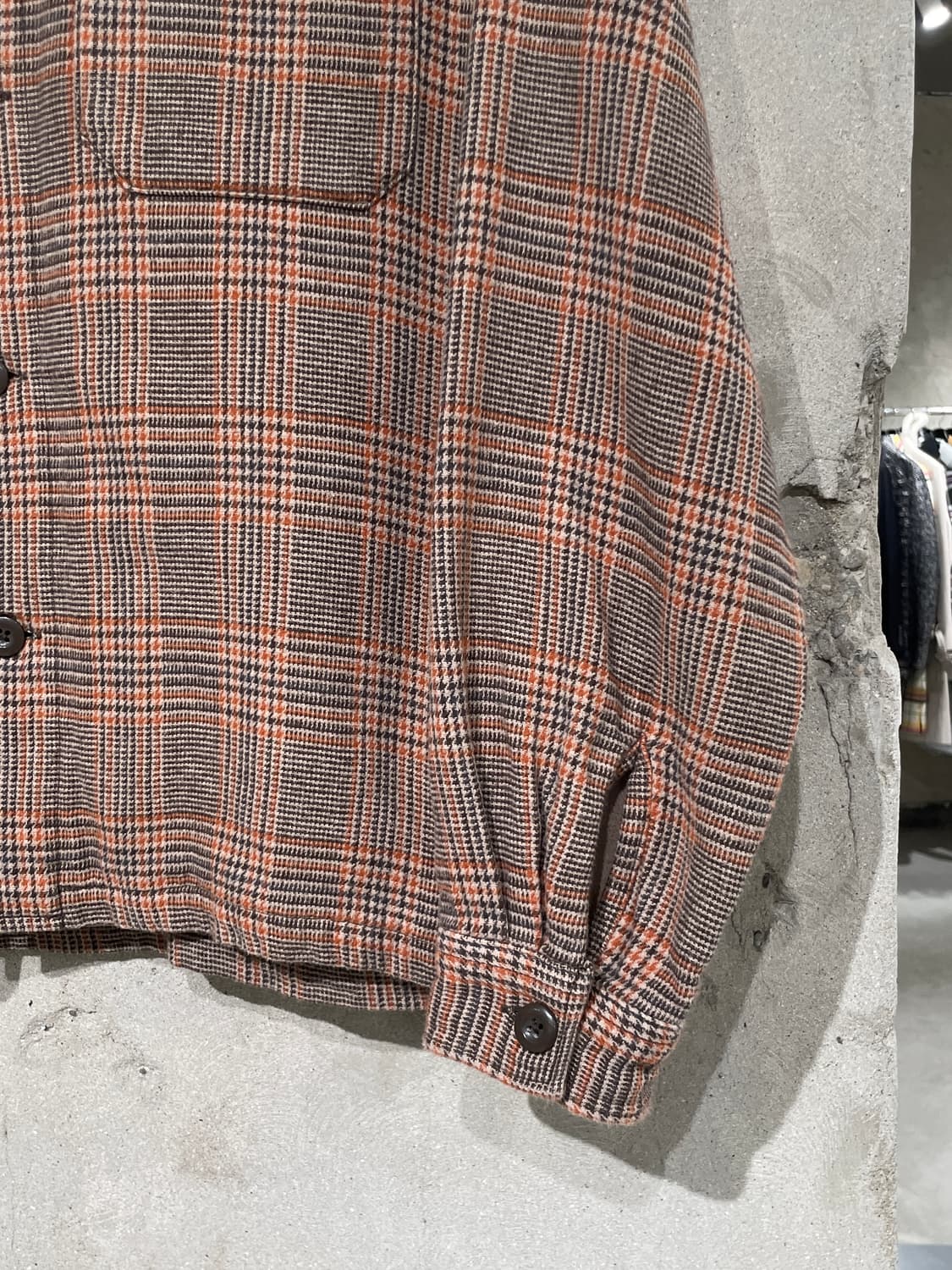 펜들턴 브라운 하운드 투스 체크 워크 자켓 상품이미지5