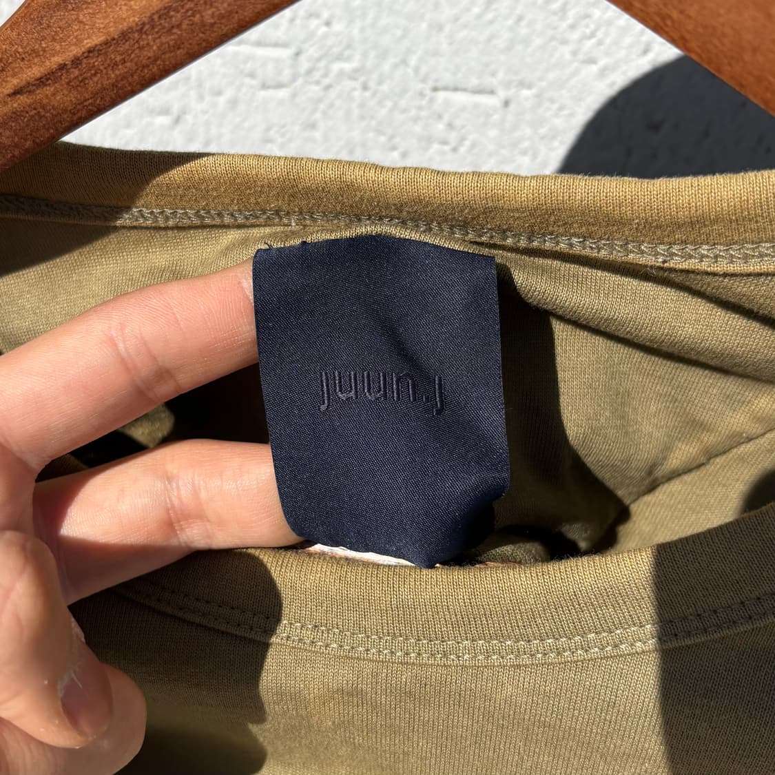 Juun.J 준지 18ss 레터링 롱 슬리브 상품이미지8