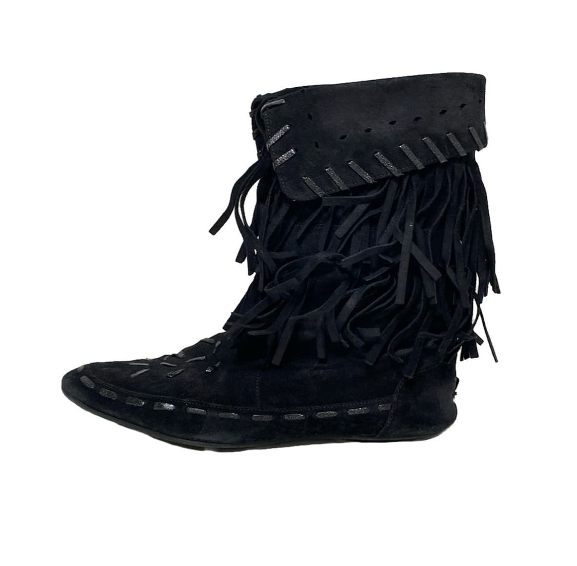 Jimmy choo 지미추 카우보이 프린지 부츠 상품이미지1