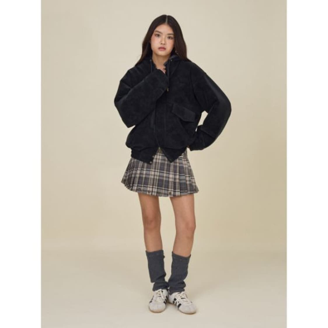 Glowny 글로니 어반 스웨이드 점퍼 상품이미지1