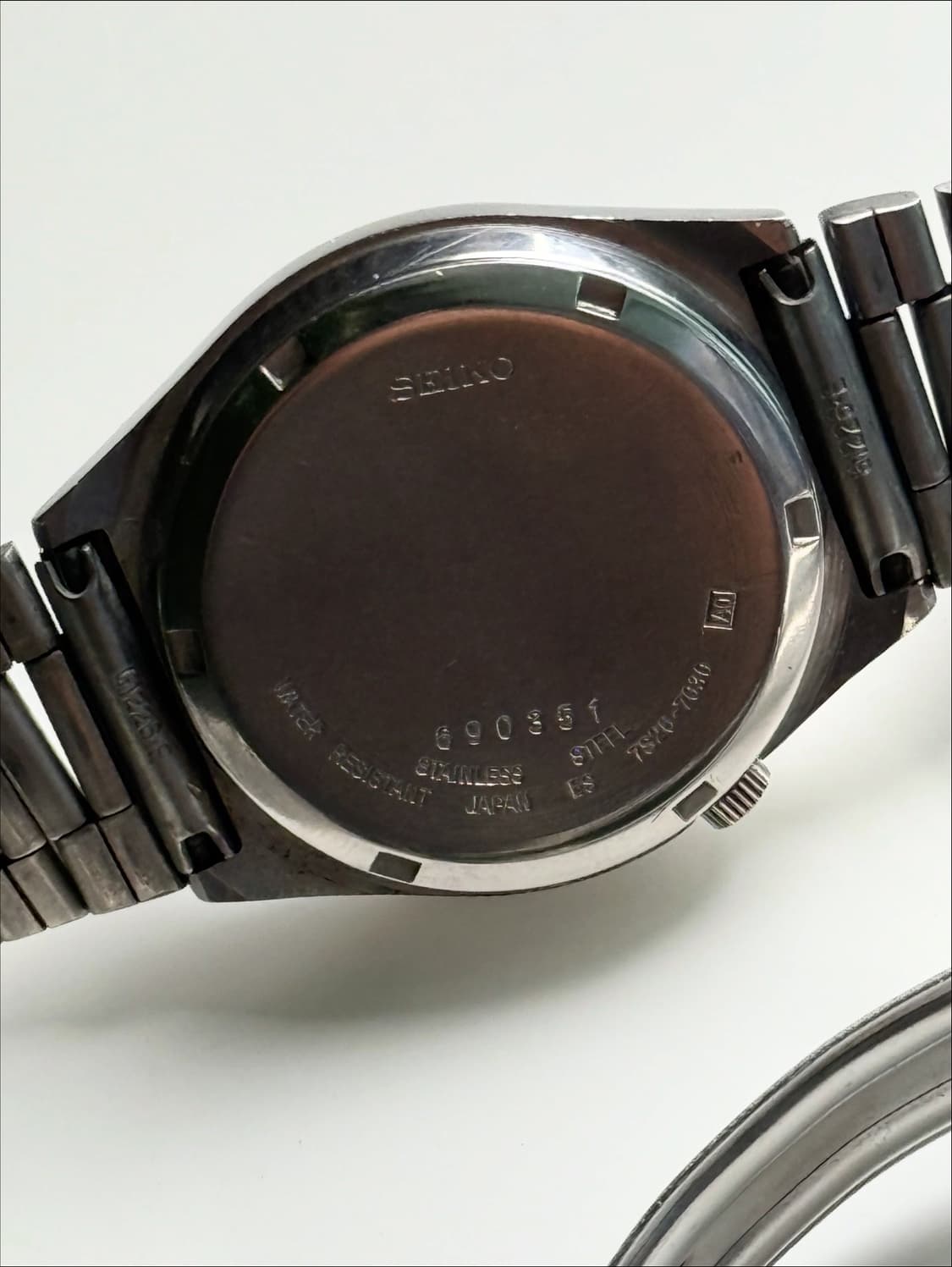 90s Seiko5 Autmatic Vintage Metal Watch 상품이미지4