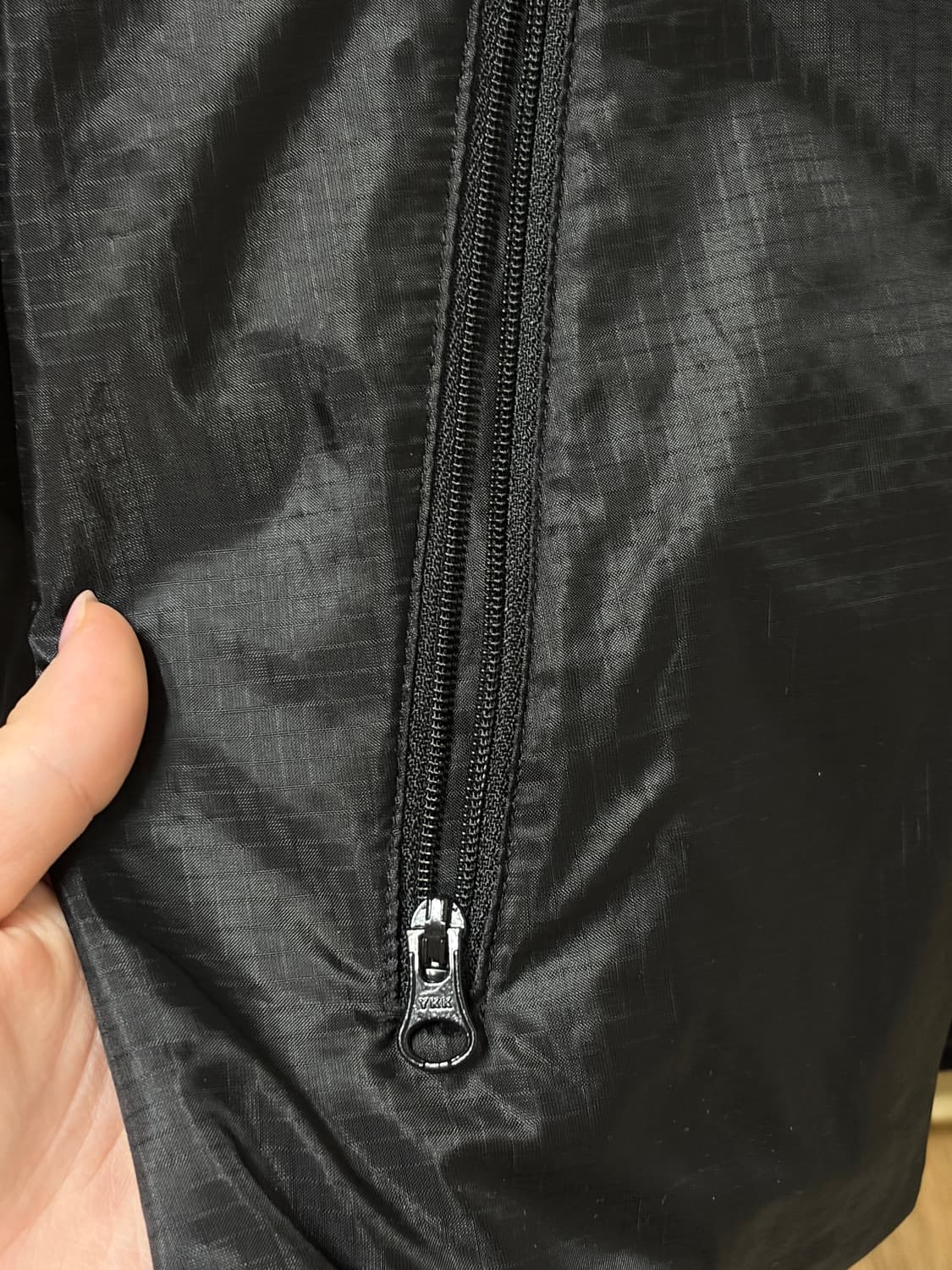 아이앱 스튜디오 립스탑 윈드 자켓 블랙 상품이미지5