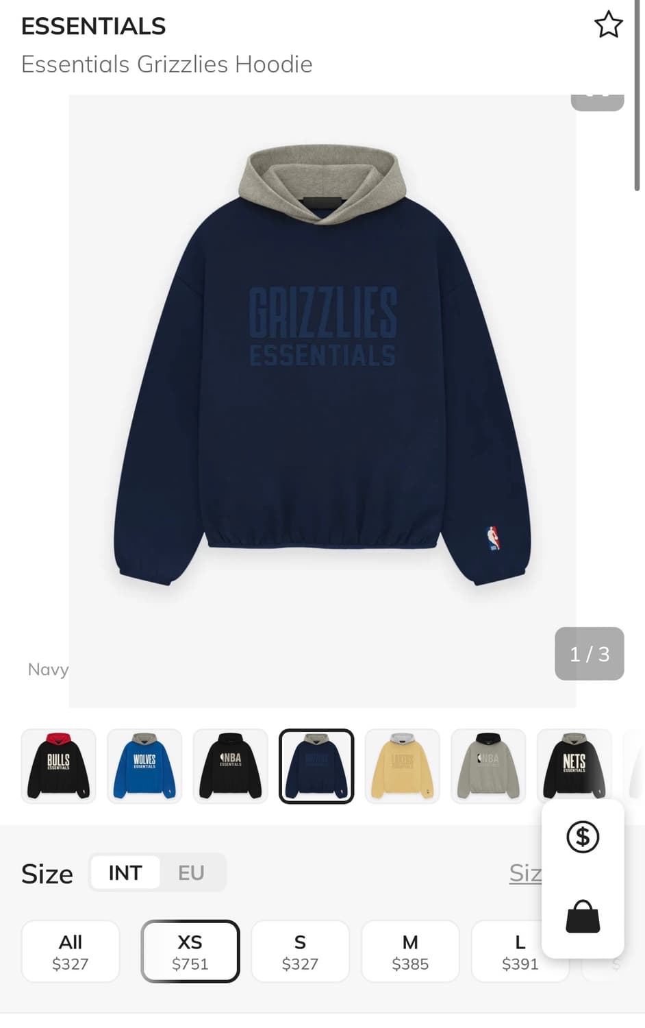 Fear of god hoodie 상품이미지6