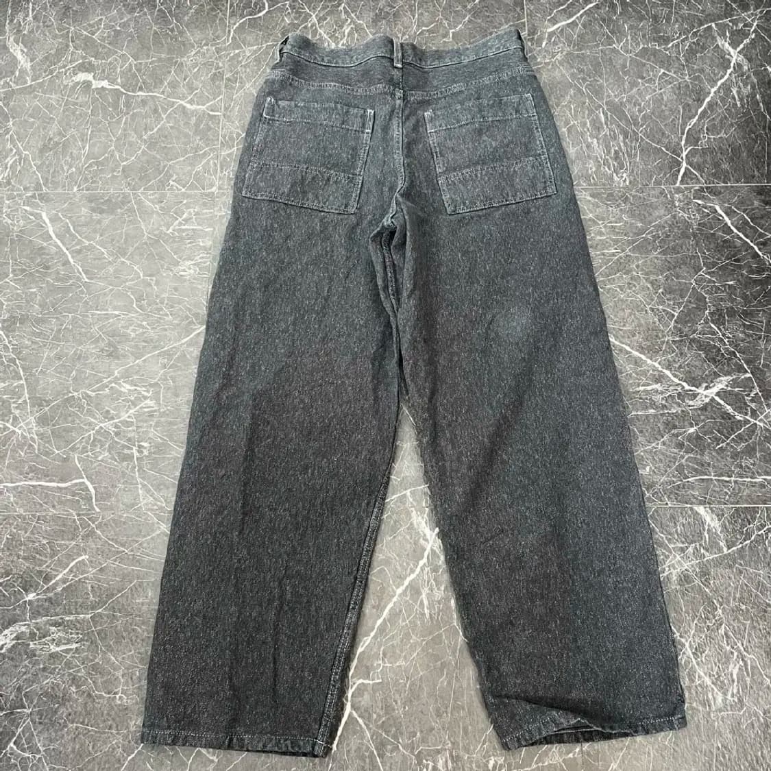 COS 코스 릴렉스드 와이드 레그 핏 데님팬츠 상품이미지5