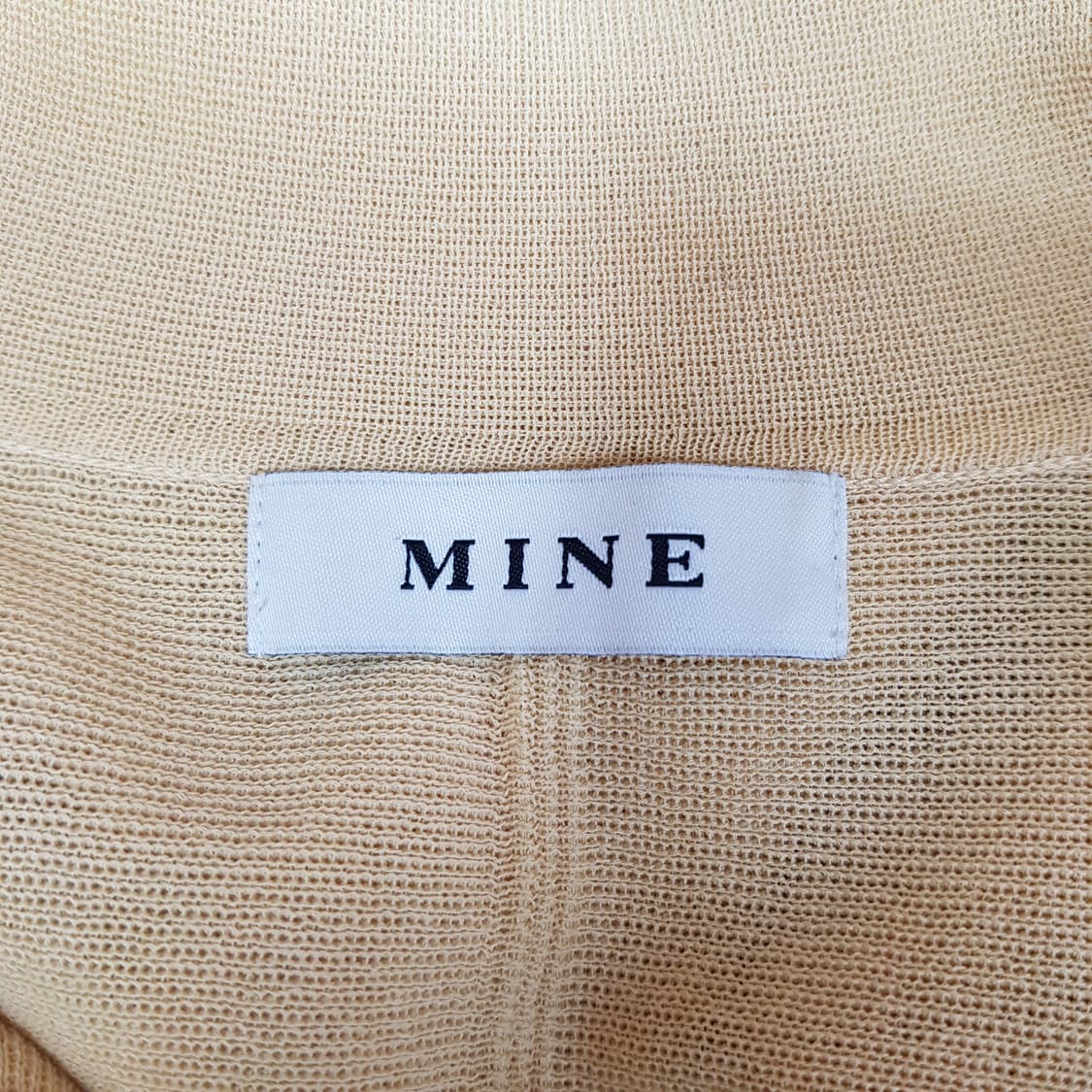 한섬 마인 오픈카라 반팔 니트 F사이즈 상품이미지6