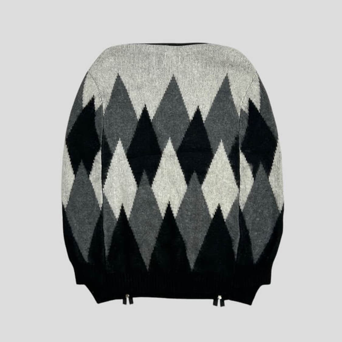 THE SOLOIST 21aw boat neck argyle cape 상품이미지4