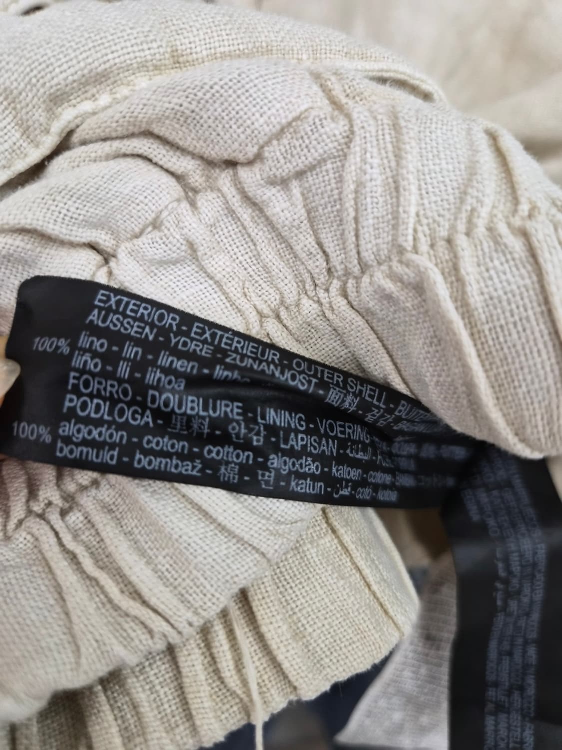 자라 린넨 블루종 점퍼 상품이미지7