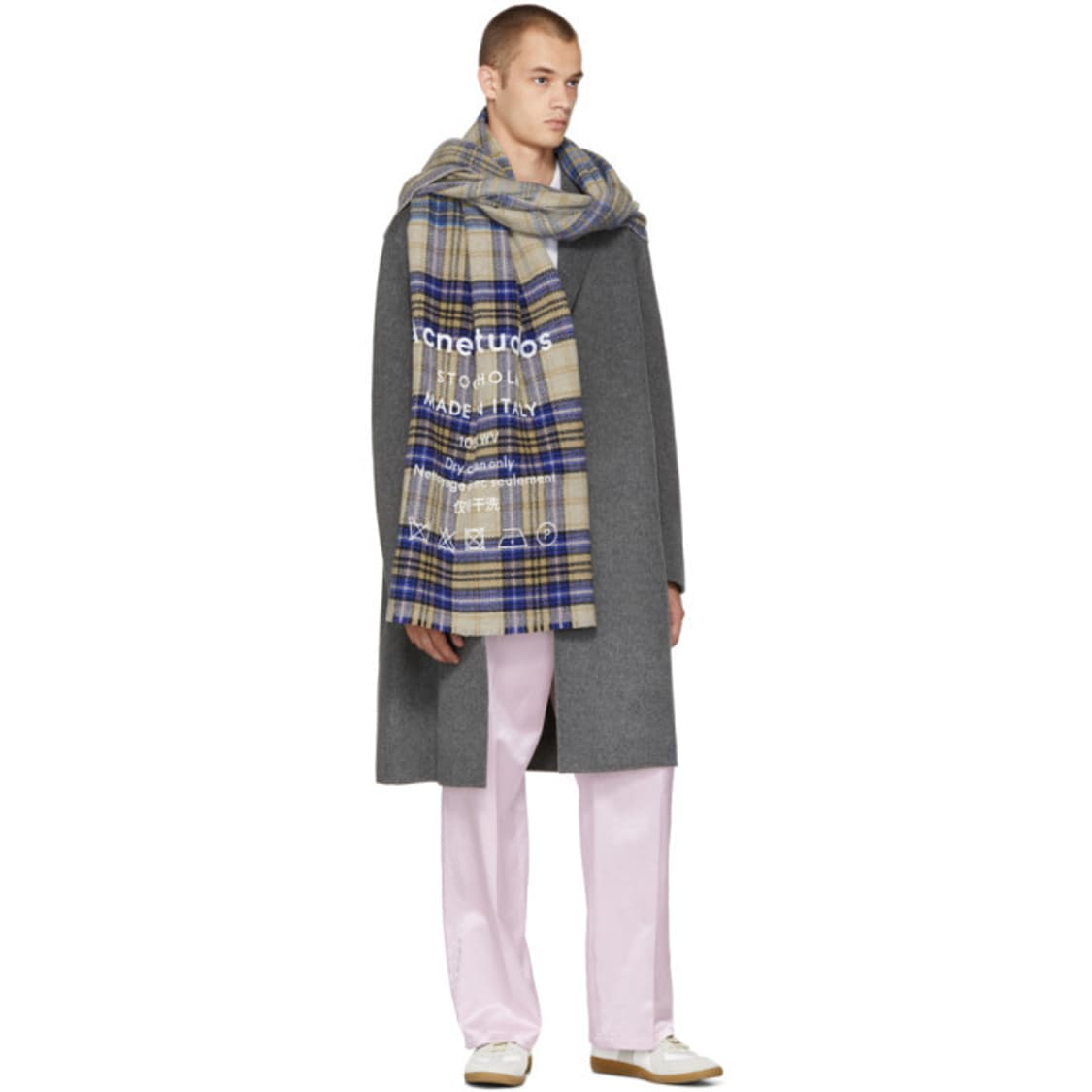 아크네 스튜디오 캐시어(Cassiar) 체크 머플러 스카프 상품이미지7