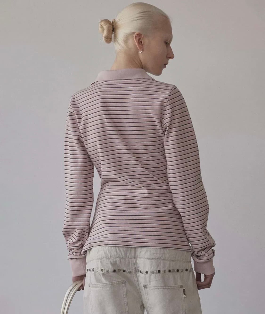 스컬프터 Shirring Tennis Shirt Pink 상품이미지2