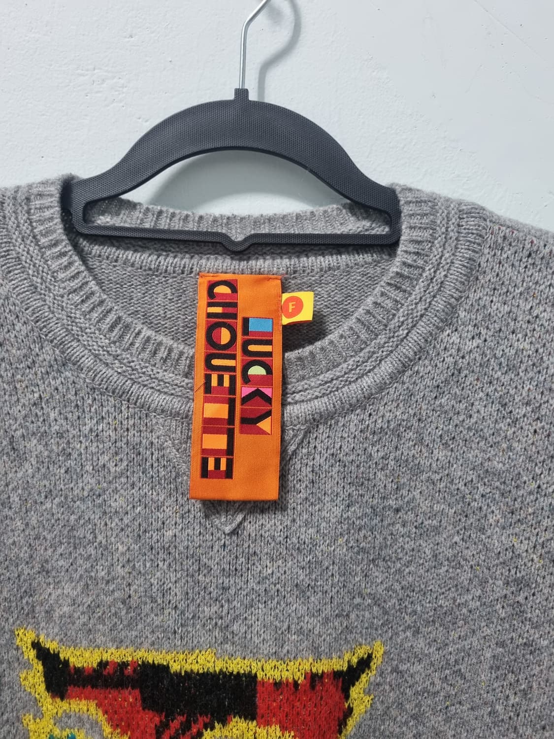 럭키슈에뜨 그레이 니트 F 상품이미지3