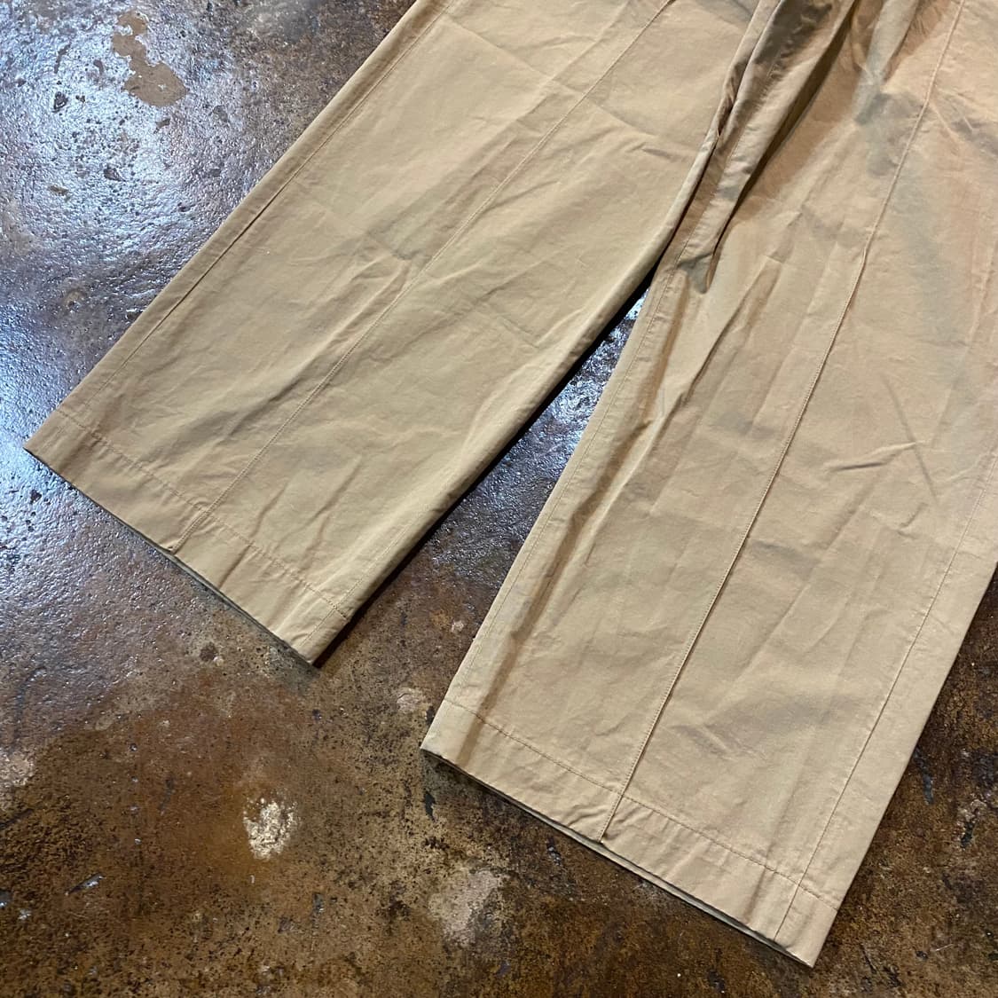 (30) Old joe 베이지색 와이드 팬츠 상품이미지3