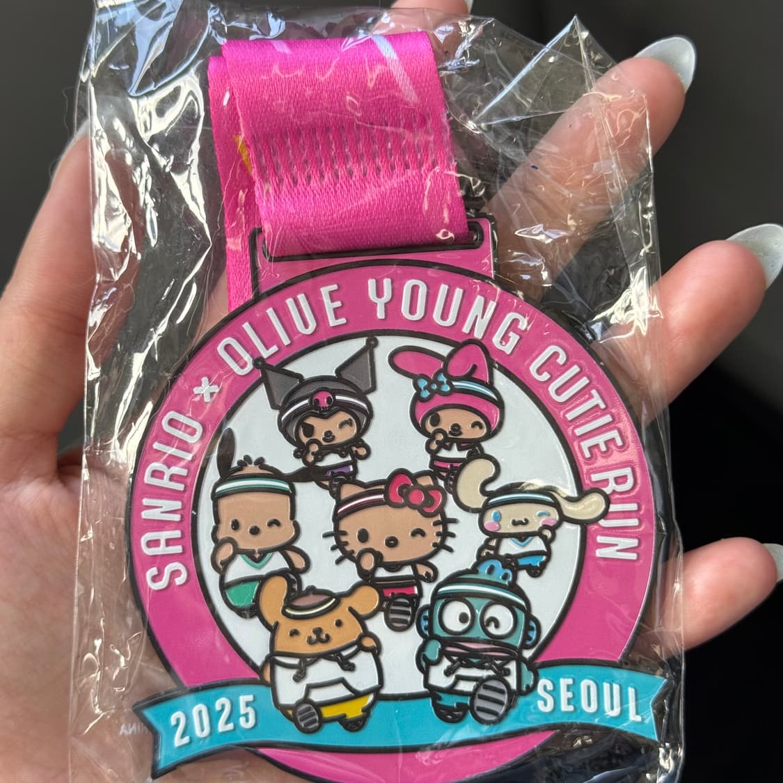 산리오 큐티런 마라톤 메달 상품이미지1