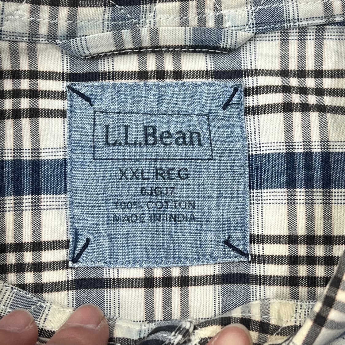 엘엘빈 워크 체크셔츠 s09484 상품이미지5