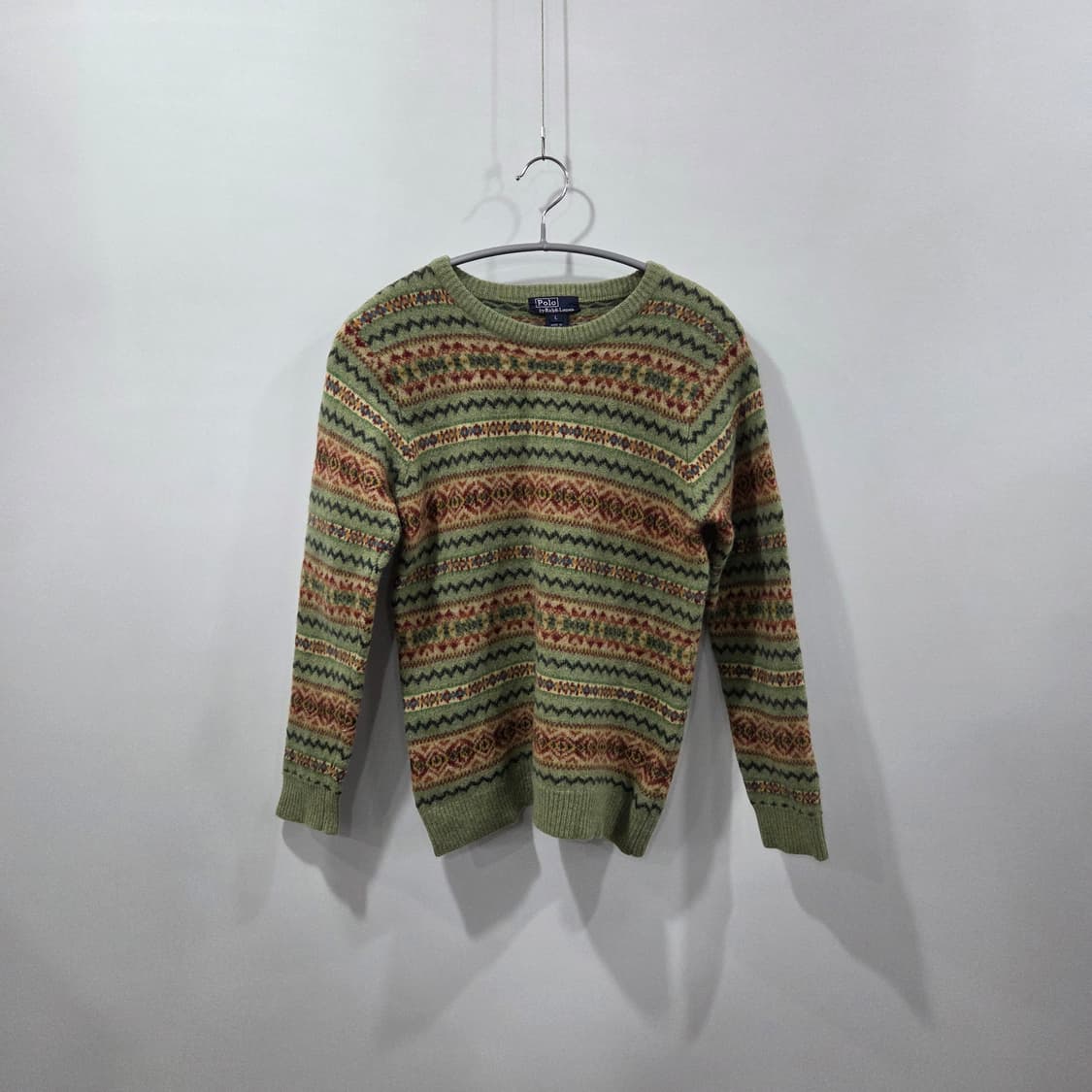 폴로랄프로렌 우먼 페어아일 울 니트 L 상품이미지1